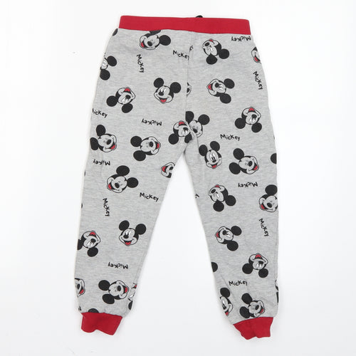 George Boys Grey   Jogger Trousers Size 4-5 Years - Mickey Mouse