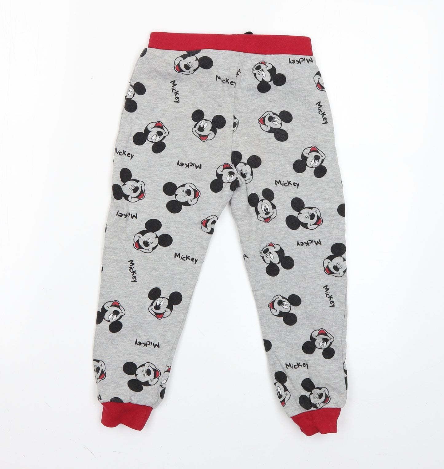 George Boys Grey   Jogger Trousers Size 4-5 Years - Mickey Mouse