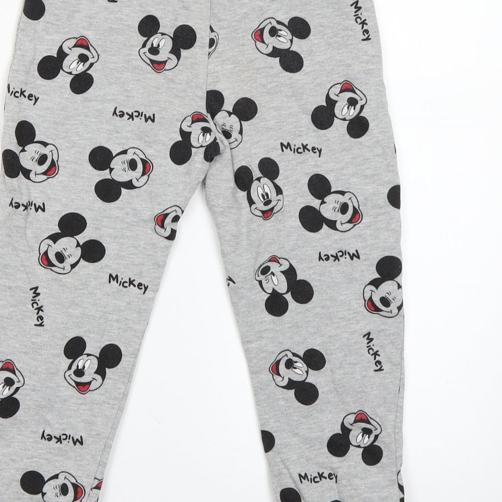 George Boys Grey   Jogger Trousers Size 4-5 Years - Mickey Mouse