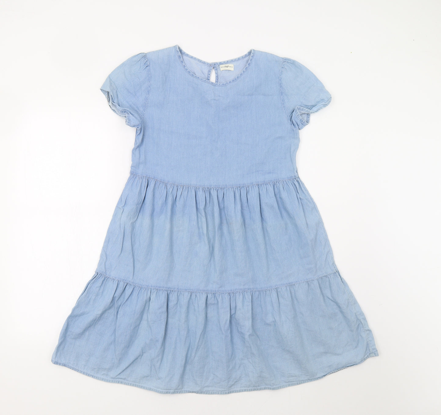 F&F Girls Blue   A-Line  Size 13-14 Years