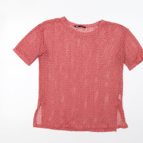 Zara Womens Pink   Camisole Blouse Size M