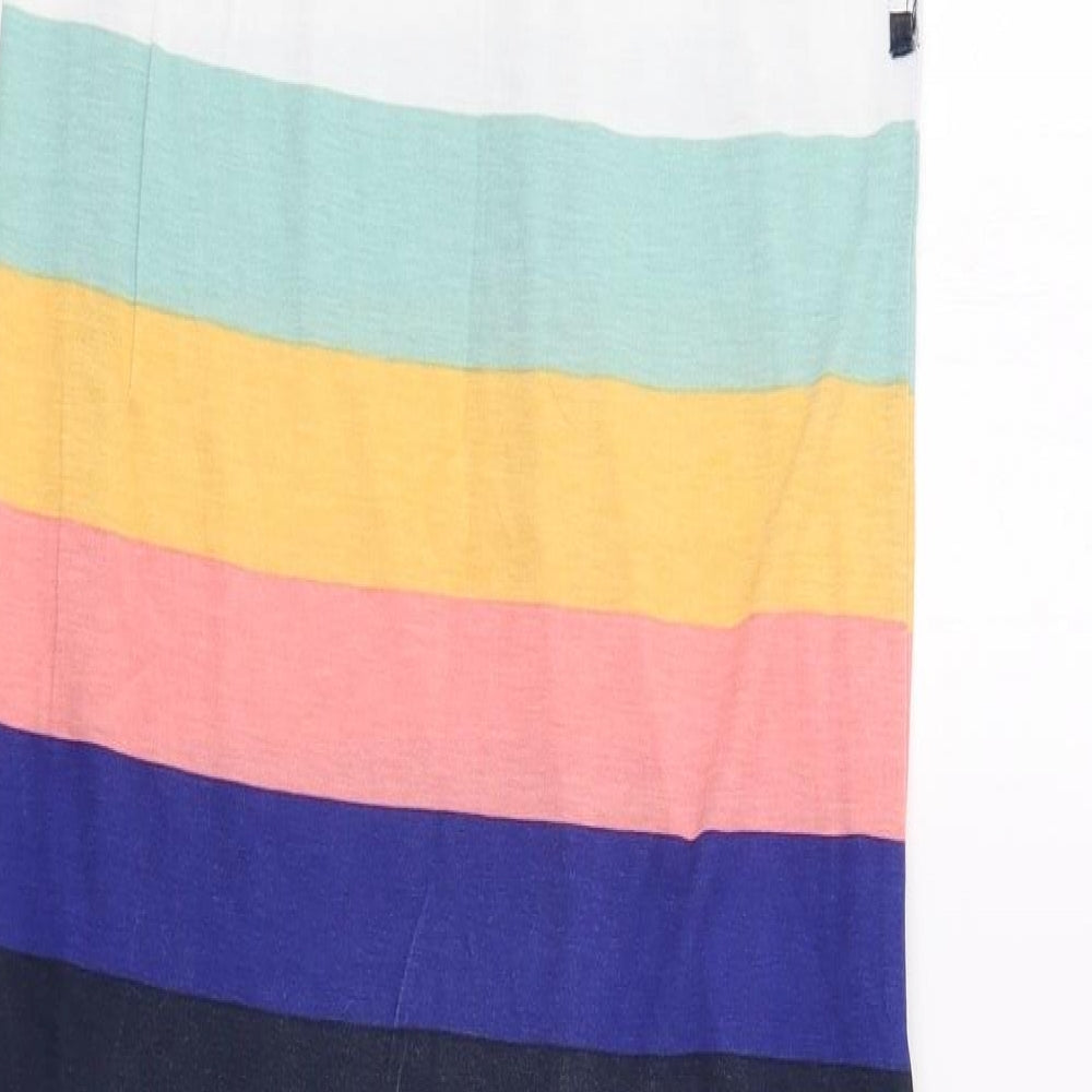 Studio Womens Multicoloured Striped  Tank Dress  Size 14