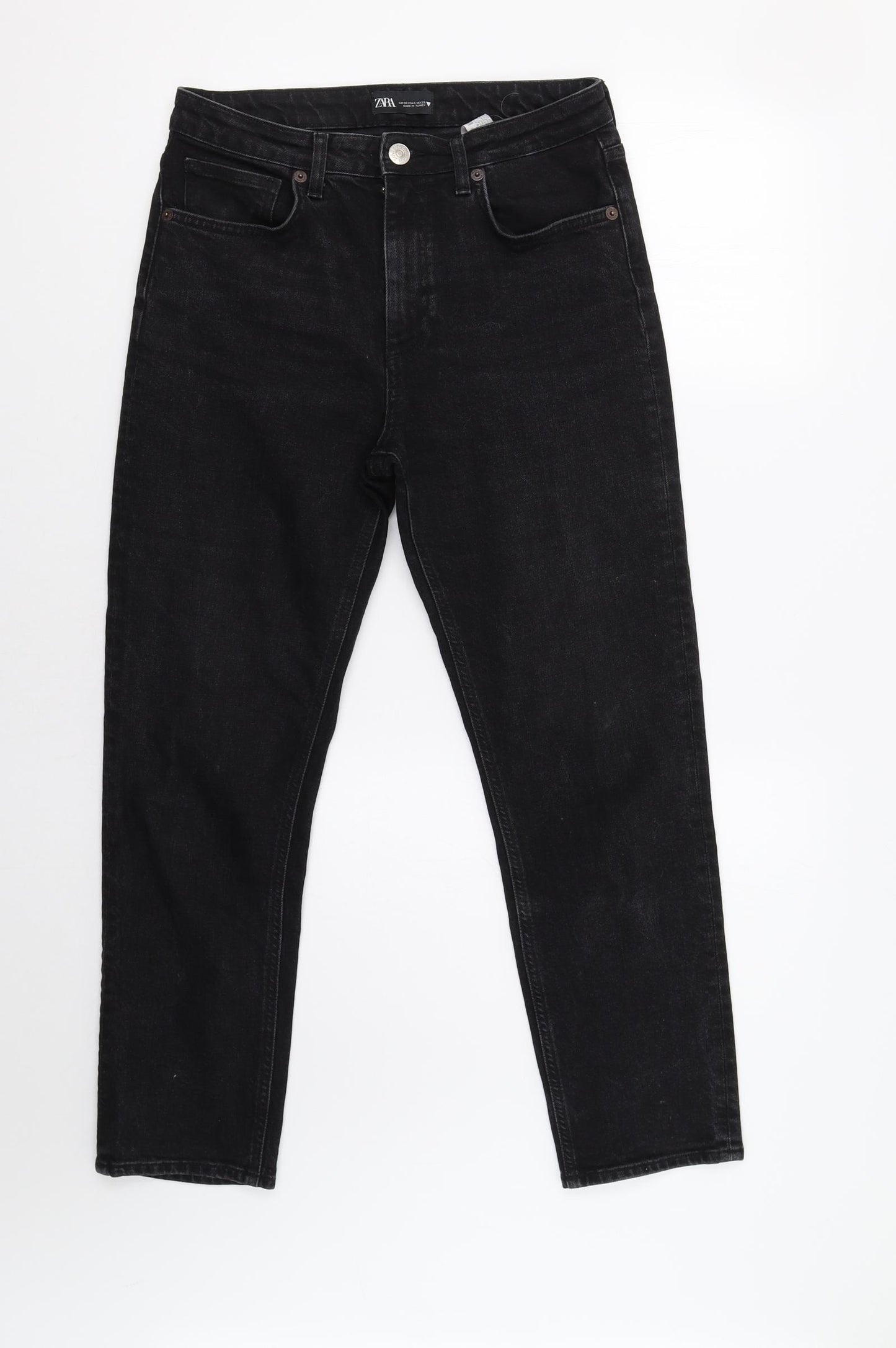 Zara Womens Black   Straight Jeans Size 10 L29 in