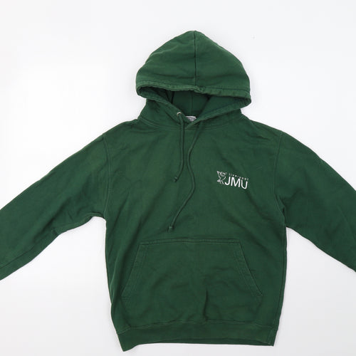 Just Hoods Womens Green   Pullover Hoodie Size S  - LJMU