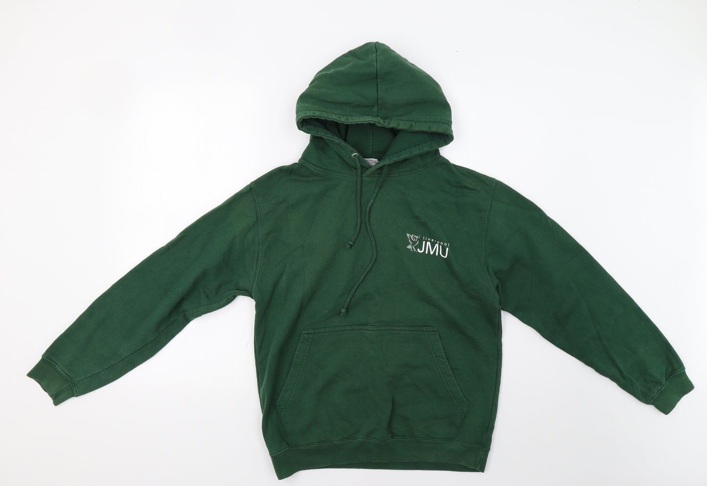 Just Hoods Womens Green   Pullover Hoodie Size S  - LJMU