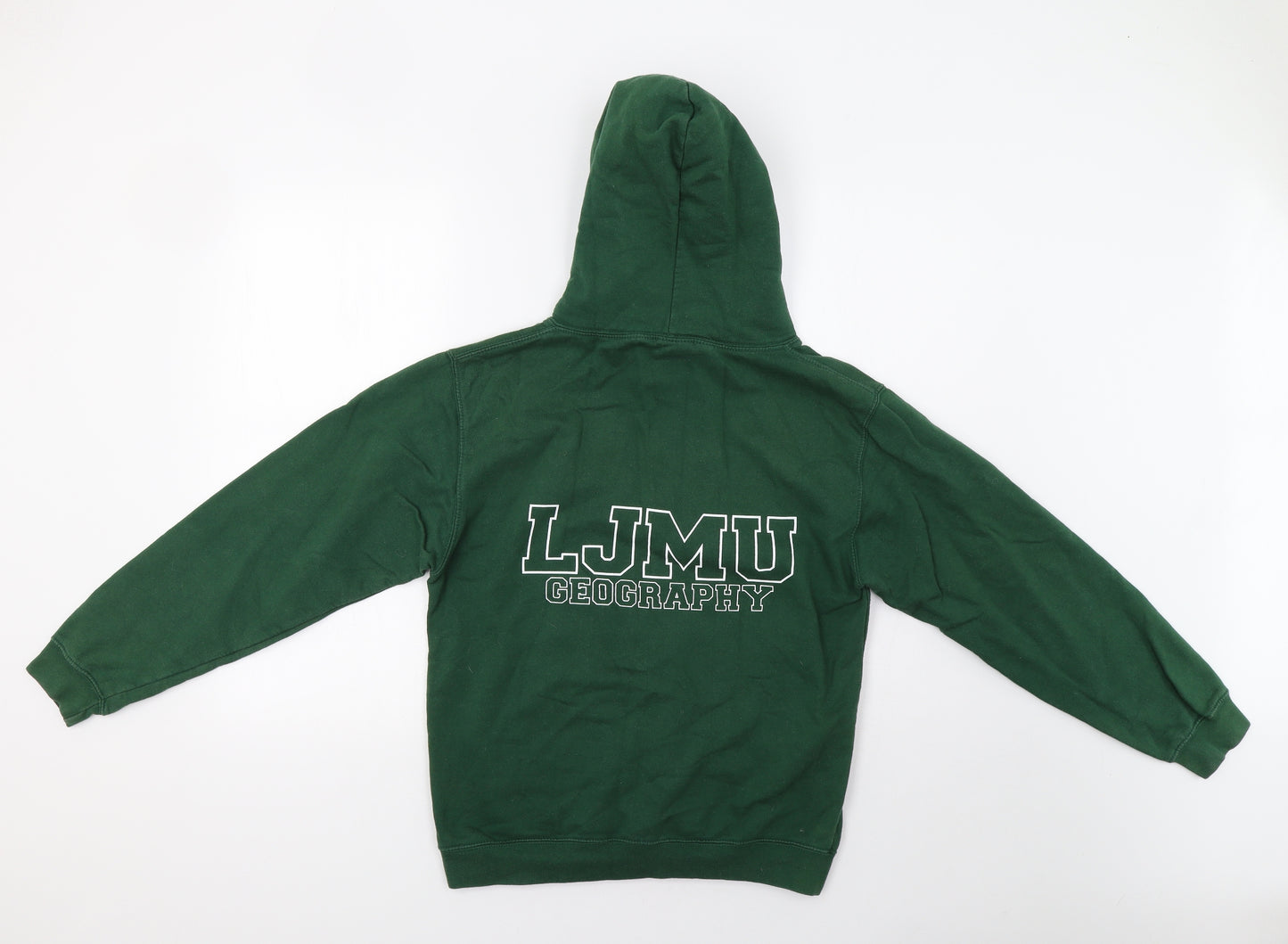 Just Hoods Womens Green   Pullover Hoodie Size S  - LJMU