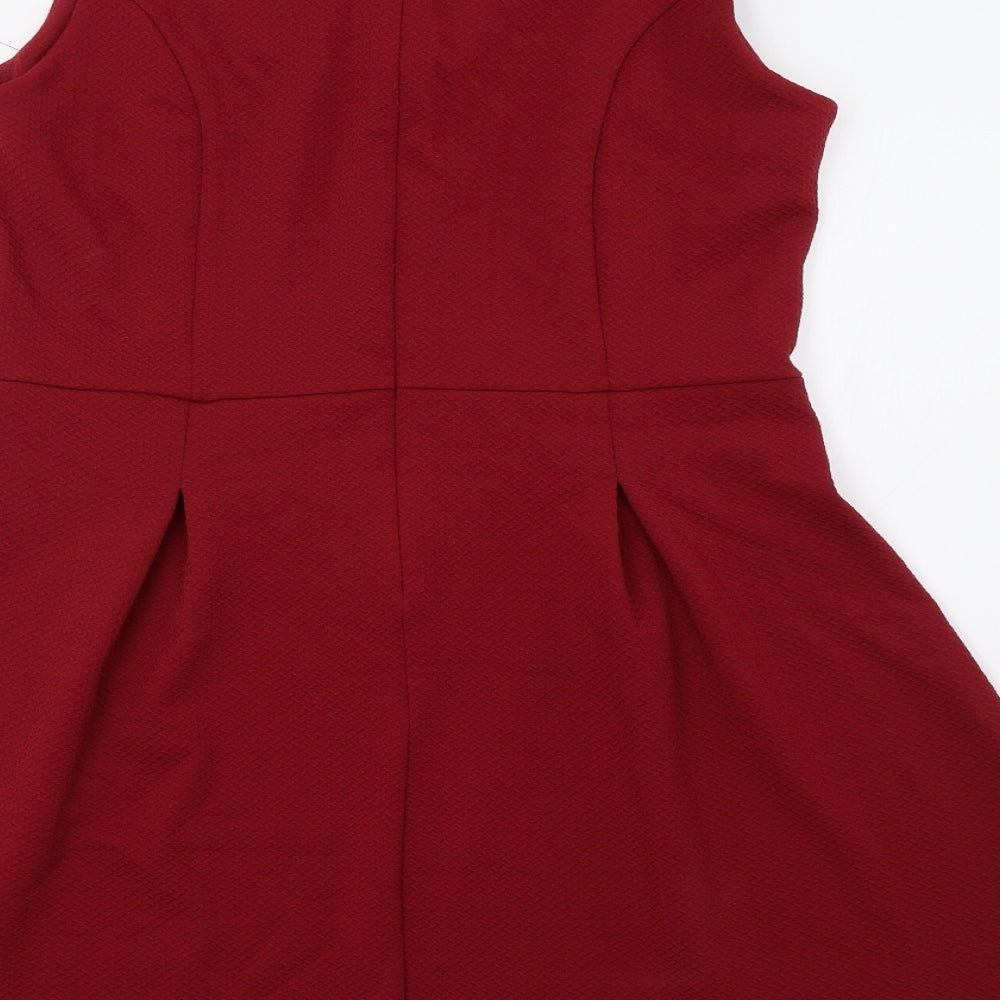 NEXT Womens Red   Fit & Flare  Size 16