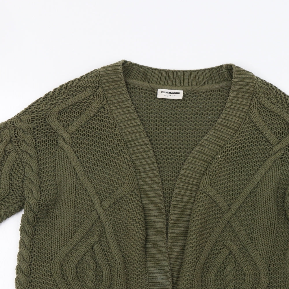 Noisy may Womens Green   Cardigan Jumper Size S