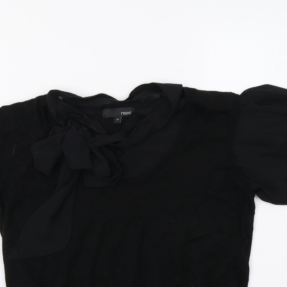 NEXT Womens Black   Pullover Jumper Size 12