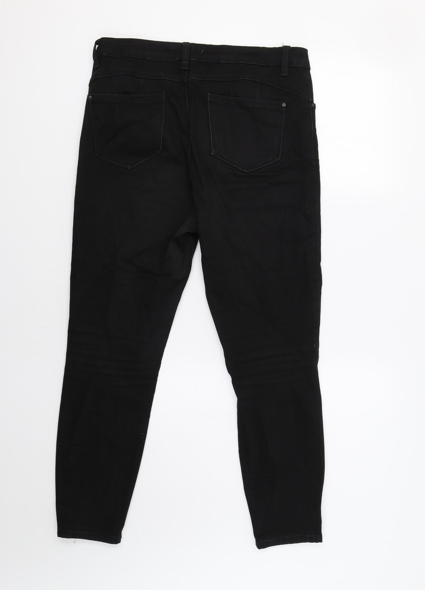Primark Womens Black   Skinny Jeans Size 14 L28 in