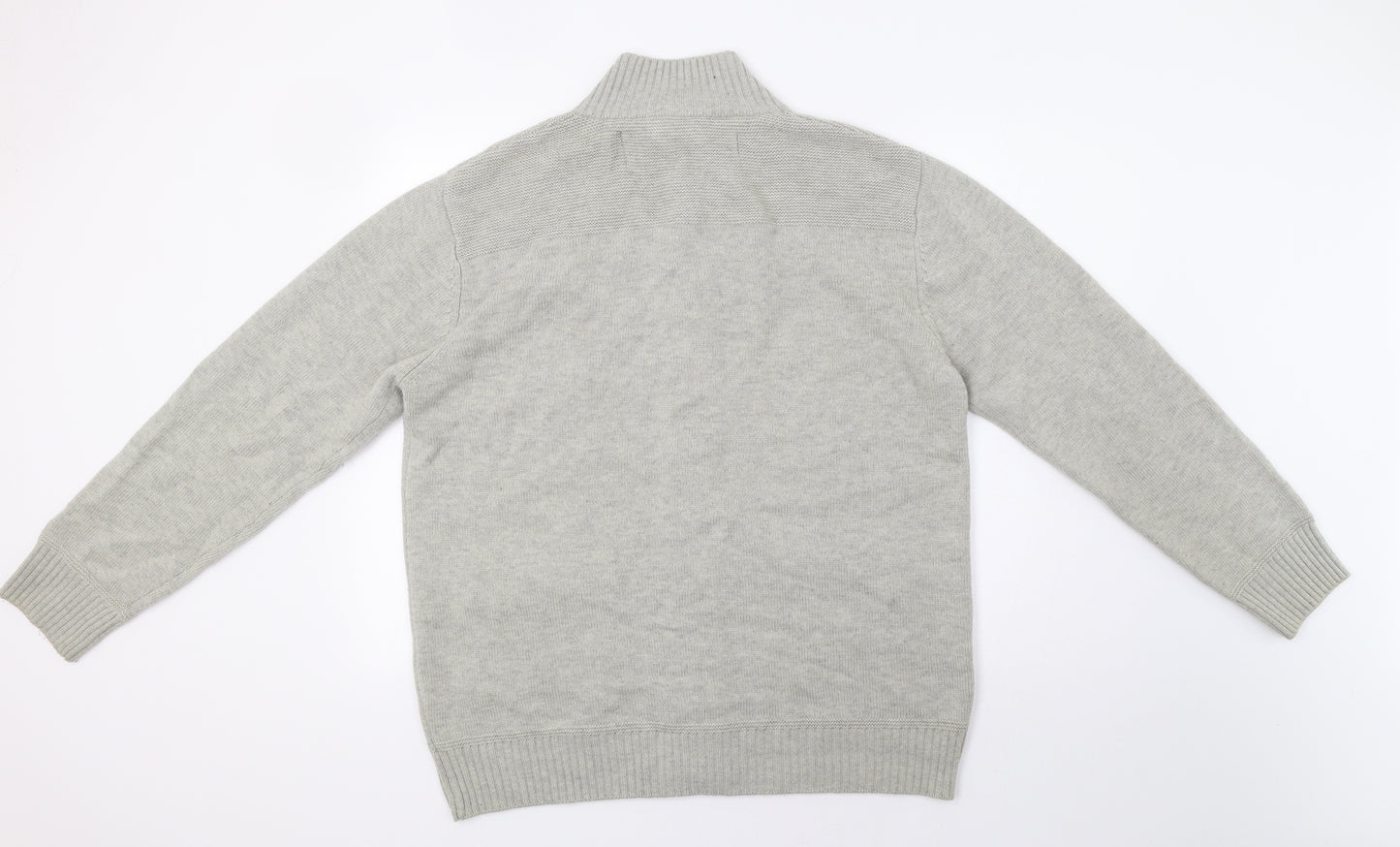 John Rocha Mens Grey   Cardigan Jumper Size XL