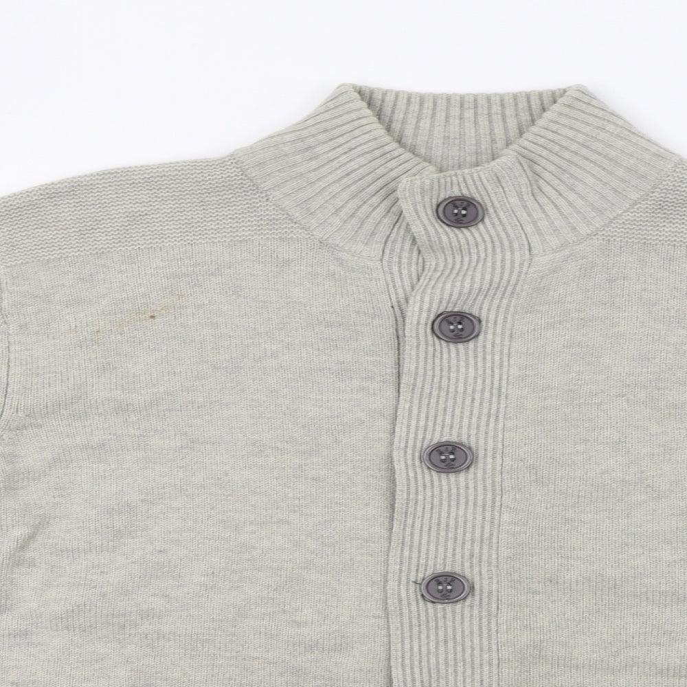 John Rocha Mens Grey   Cardigan Jumper Size XL