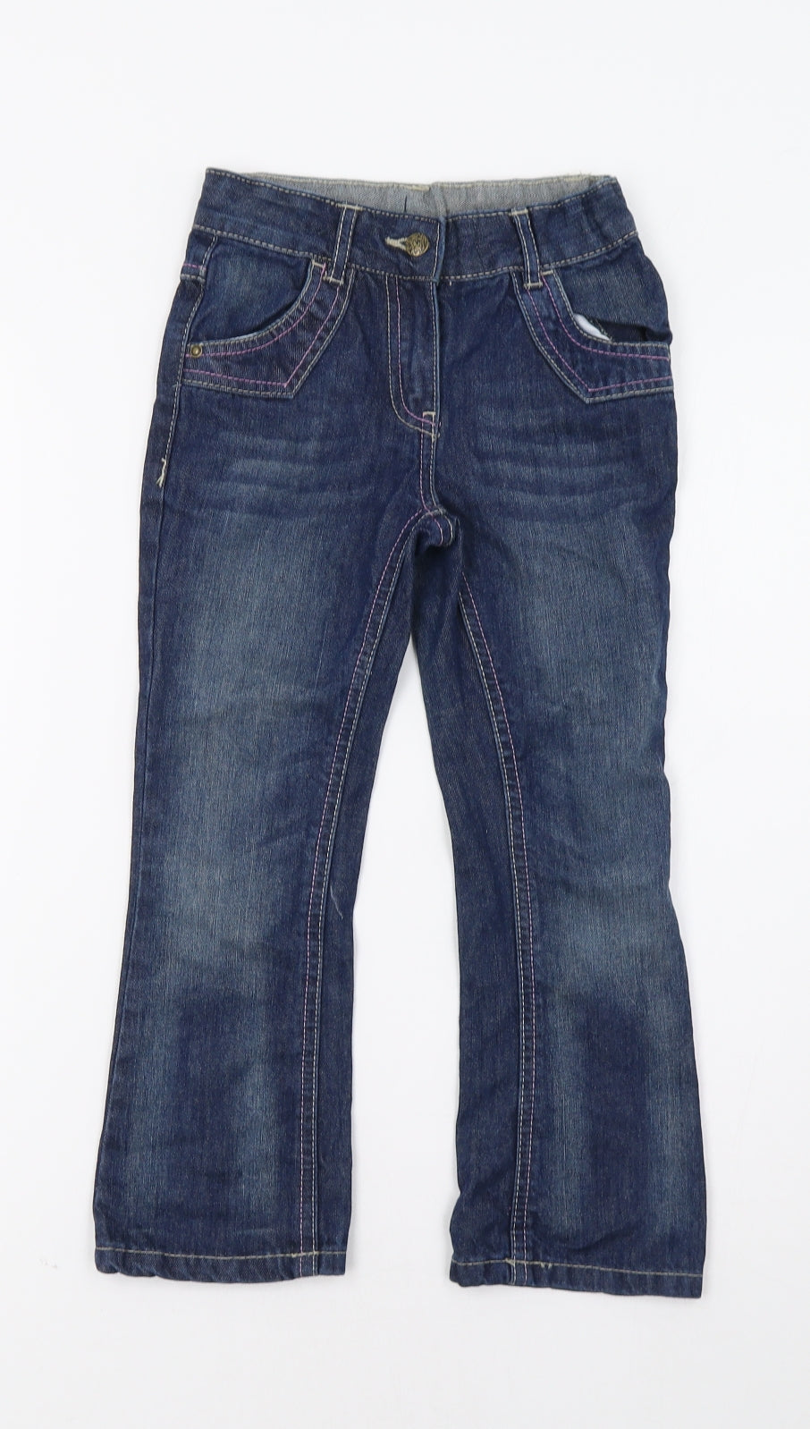 George Girls Blue   Bootcut Jeans Size 6-7 Years