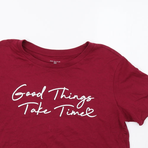 Primark Womens Purple   Basic T-Shirt Size M  - Good Things