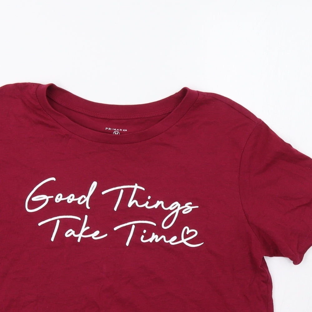 Primark Womens Purple   Basic T-Shirt Size M  - Good Things