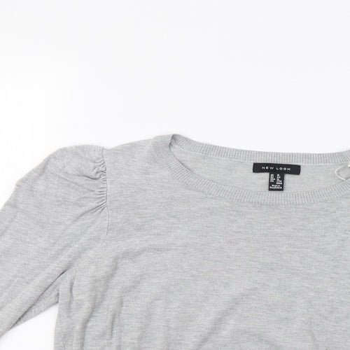 New Look Womens Grey   Pullover Jumper Size 16