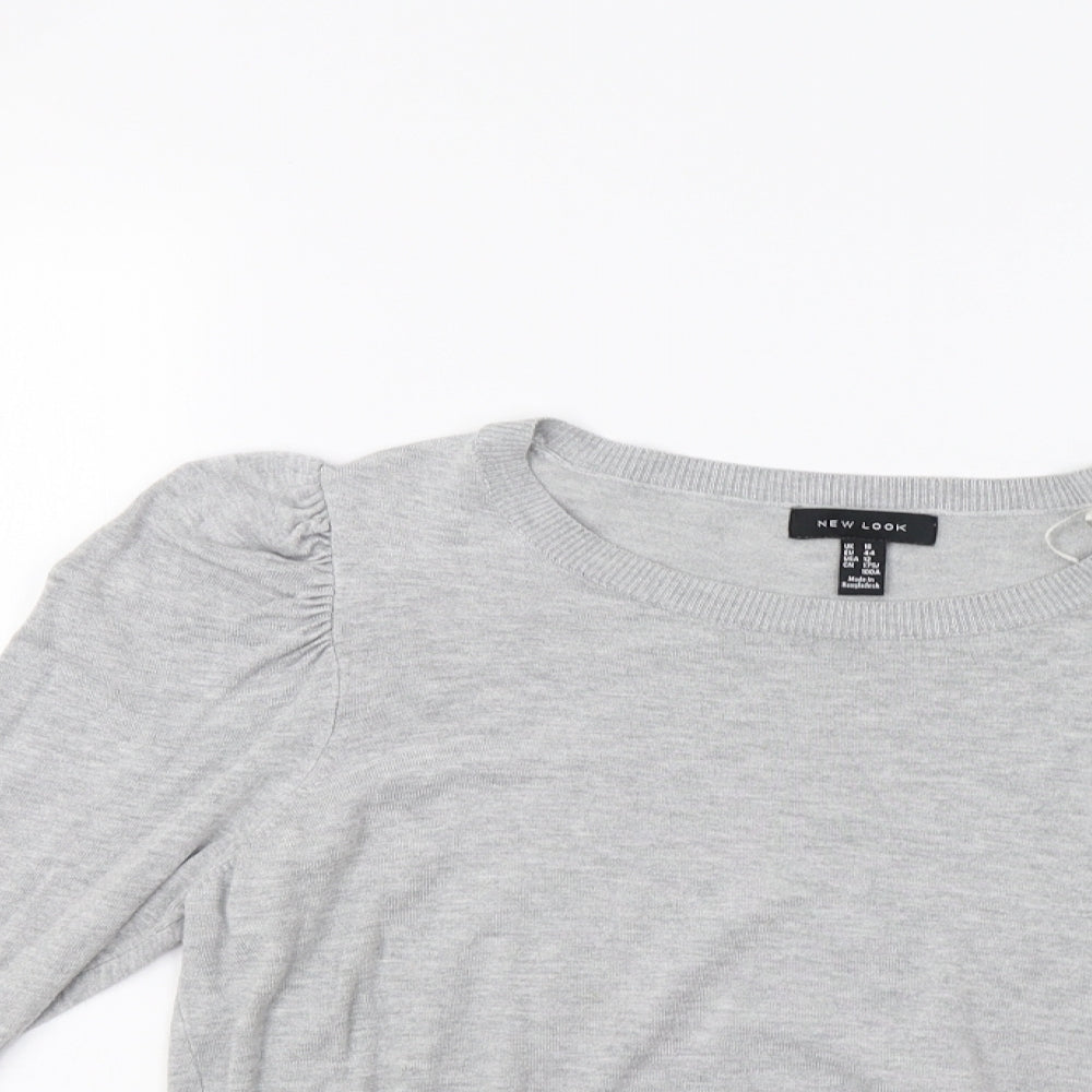 New Look Womens Grey   Pullover Jumper Size 16