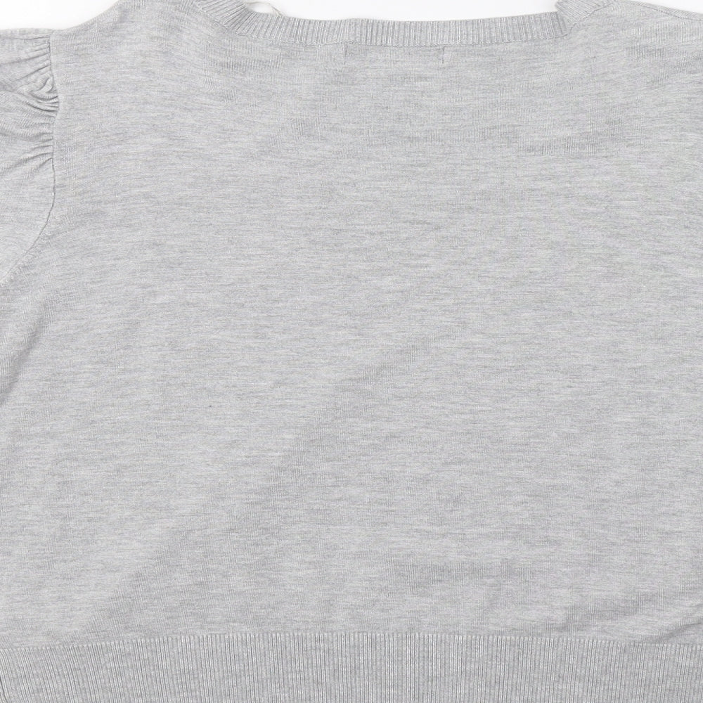 New Look Womens Grey   Pullover Jumper Size 16