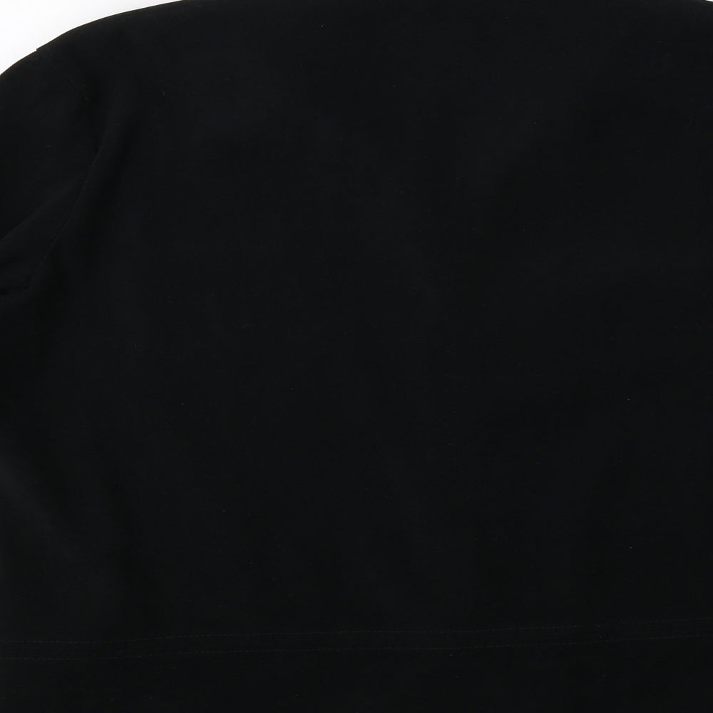 Isabelle Womens Black   Basic Button-Up Size 14