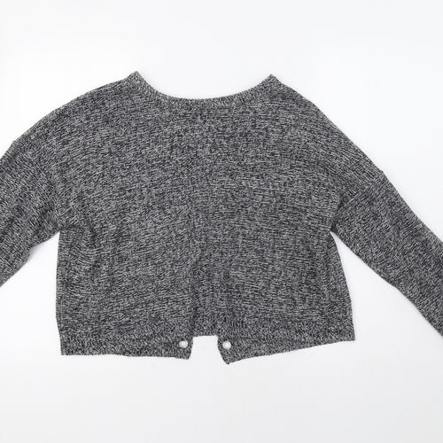 Brave Soul Womens Grey   Pullover Jumper Size M  - Open Back