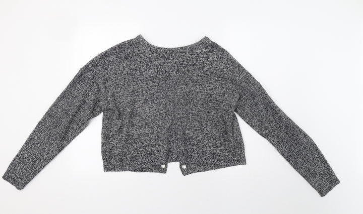 Brave Soul Womens Grey   Pullover Jumper Size M  - Open Back