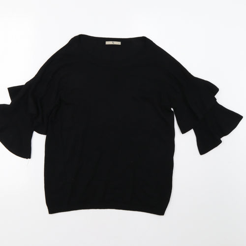 TU Womens Black   Pullover Jumper Size 8
