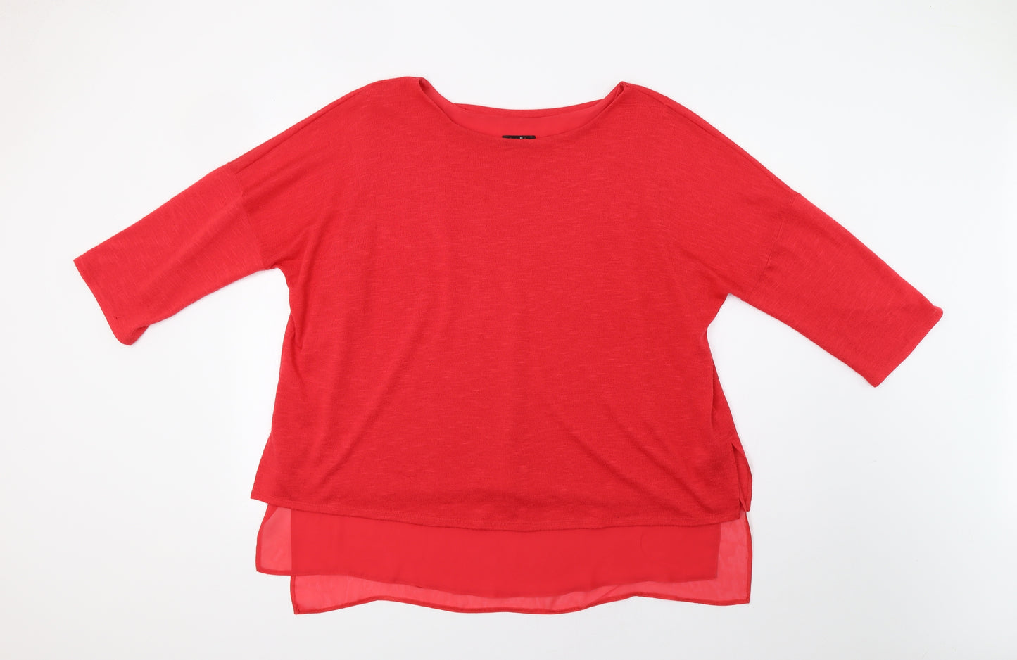 Wallis Womens Red   Pullover Jumper Size XL