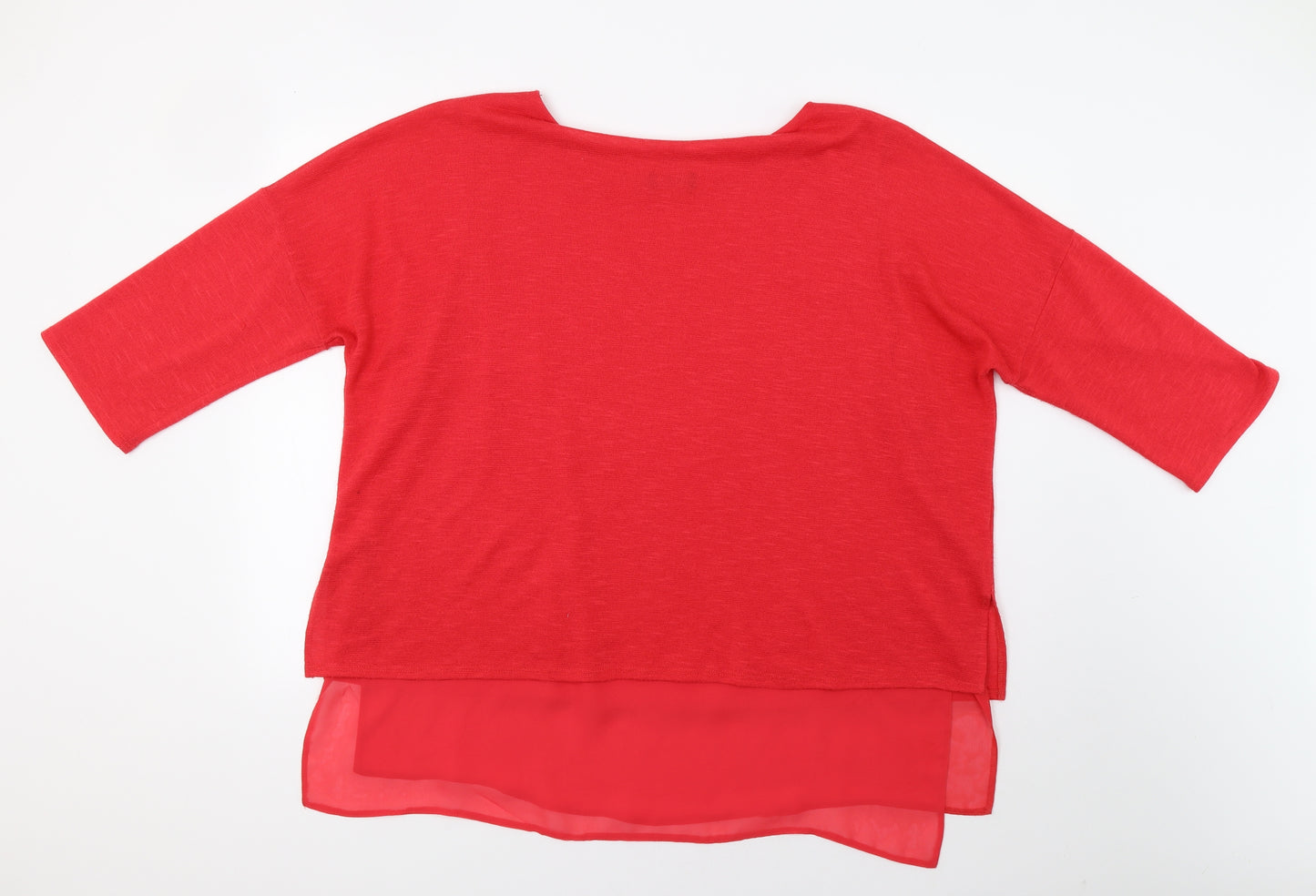 Wallis Womens Red   Pullover Jumper Size XL