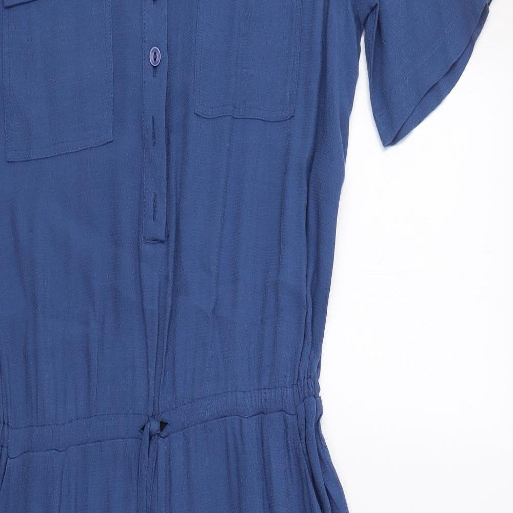 M&S Womens Blue   Jumpsuit One-Piece Size 12