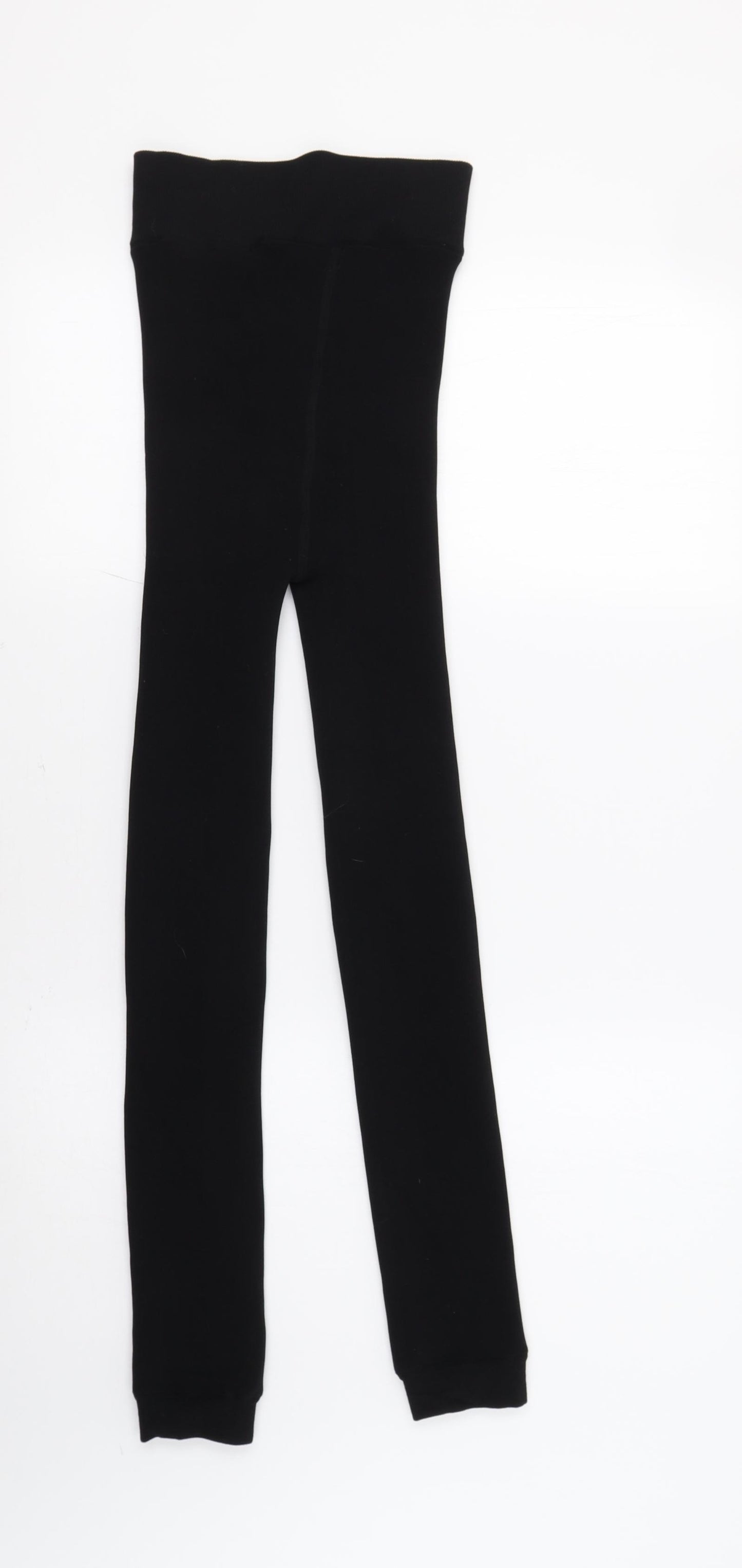 Primark Womens Black   Jogger Leggings Size L L28 in - Fluffy Lining