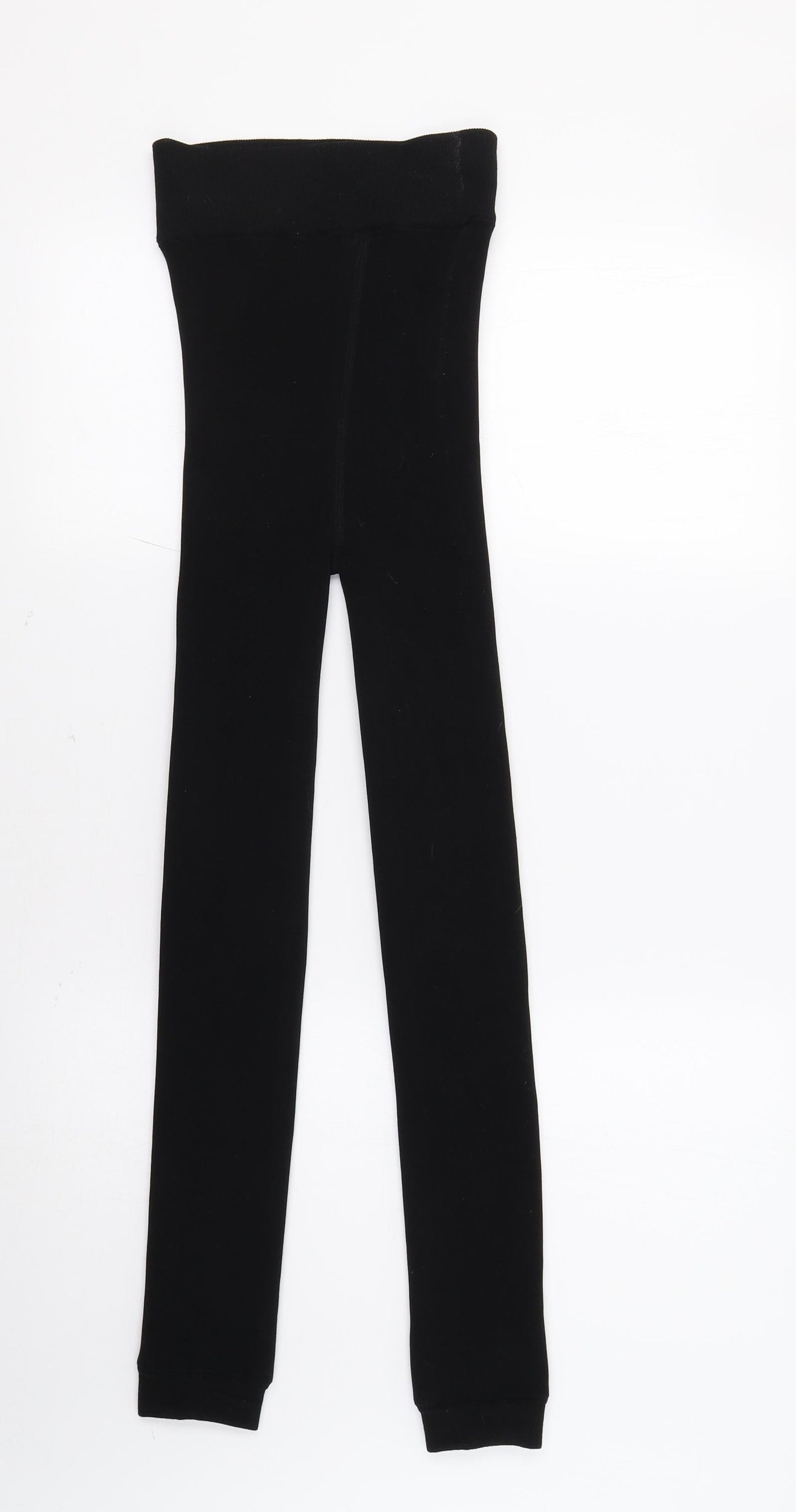 Primark Womens Black   Jogger Leggings Size L L28 in - Fluffy Lining