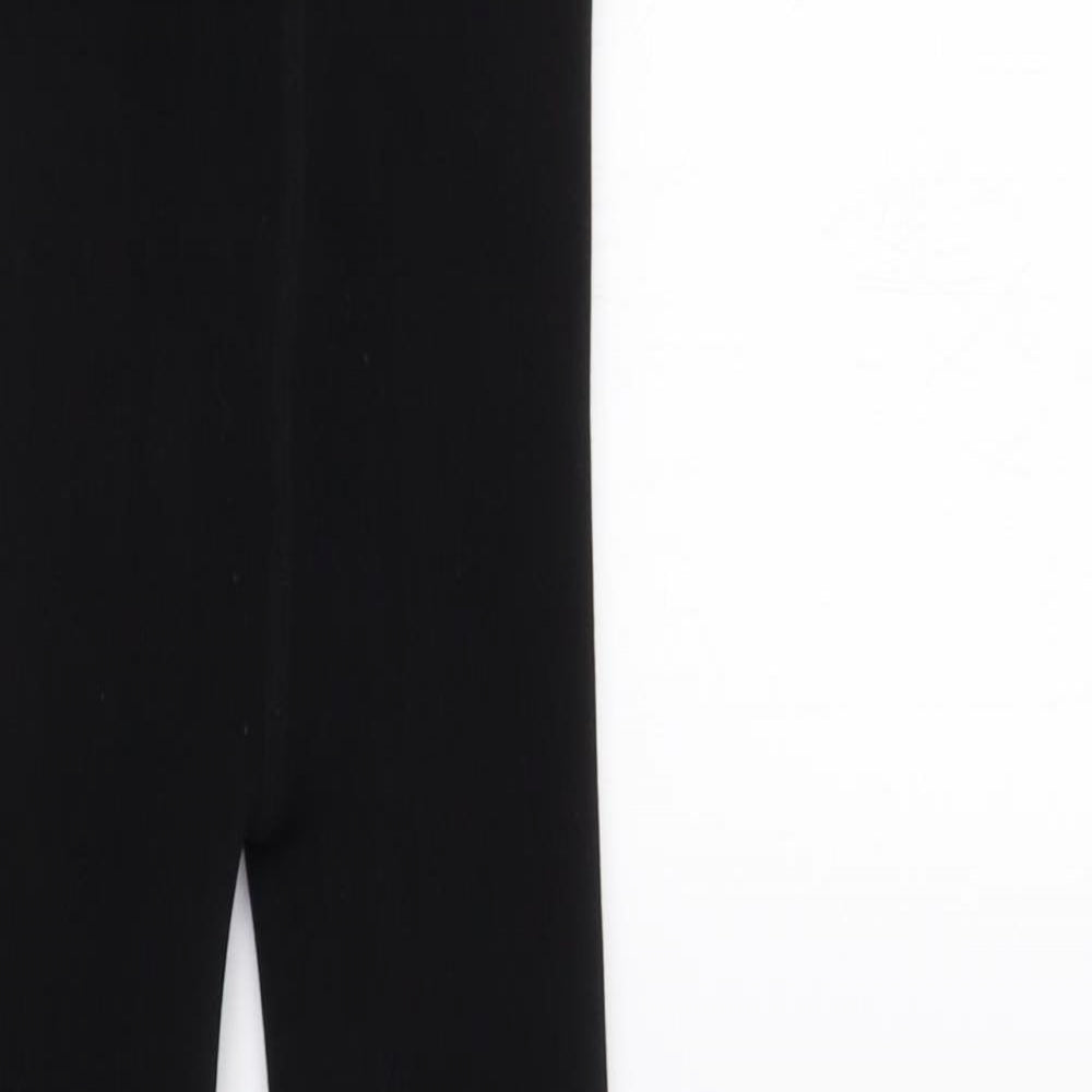 Primark Womens Black   Jogger Leggings Size L L28 in - Fluffy Lining