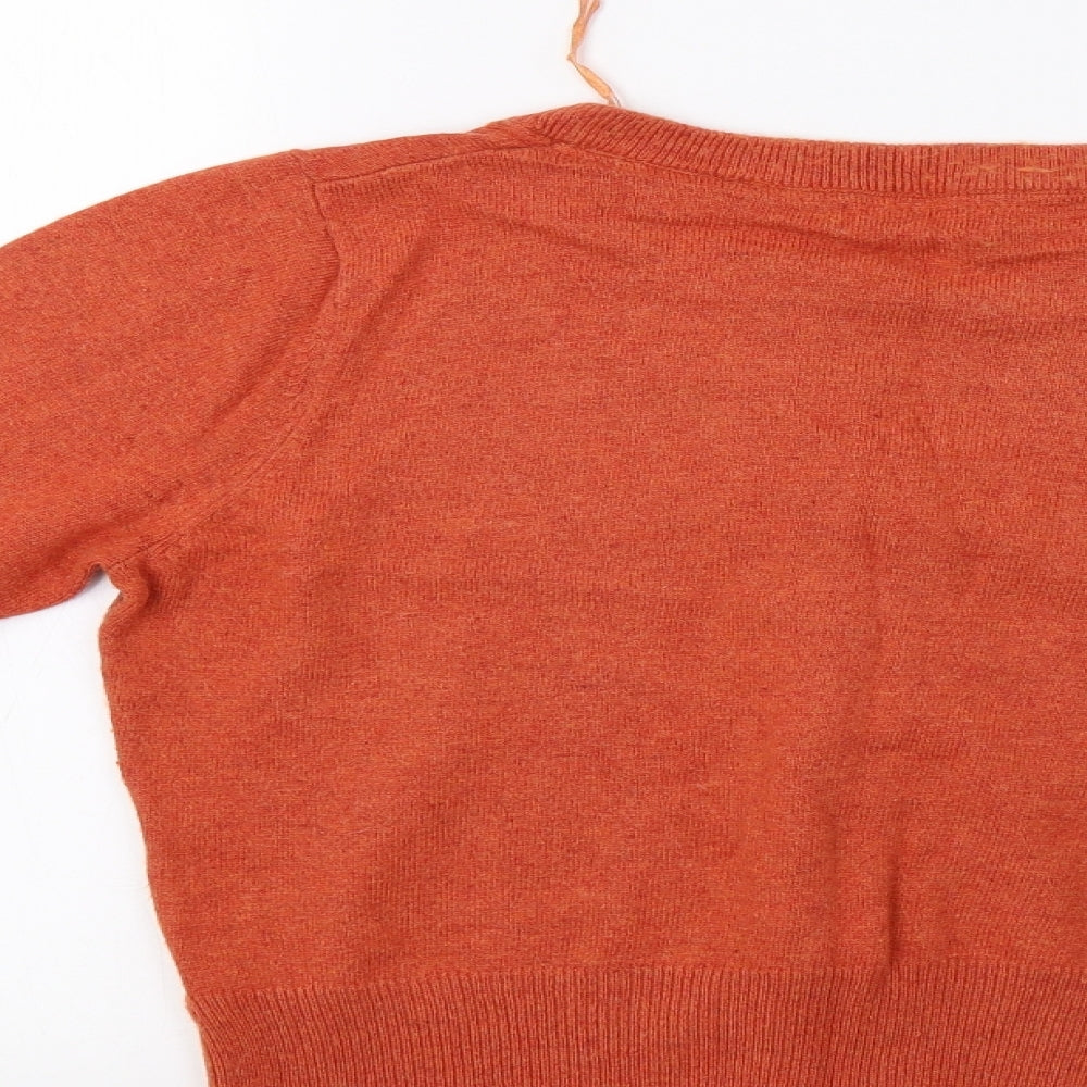 Monsoon Womens Orange   Cardigan Jumper Size M