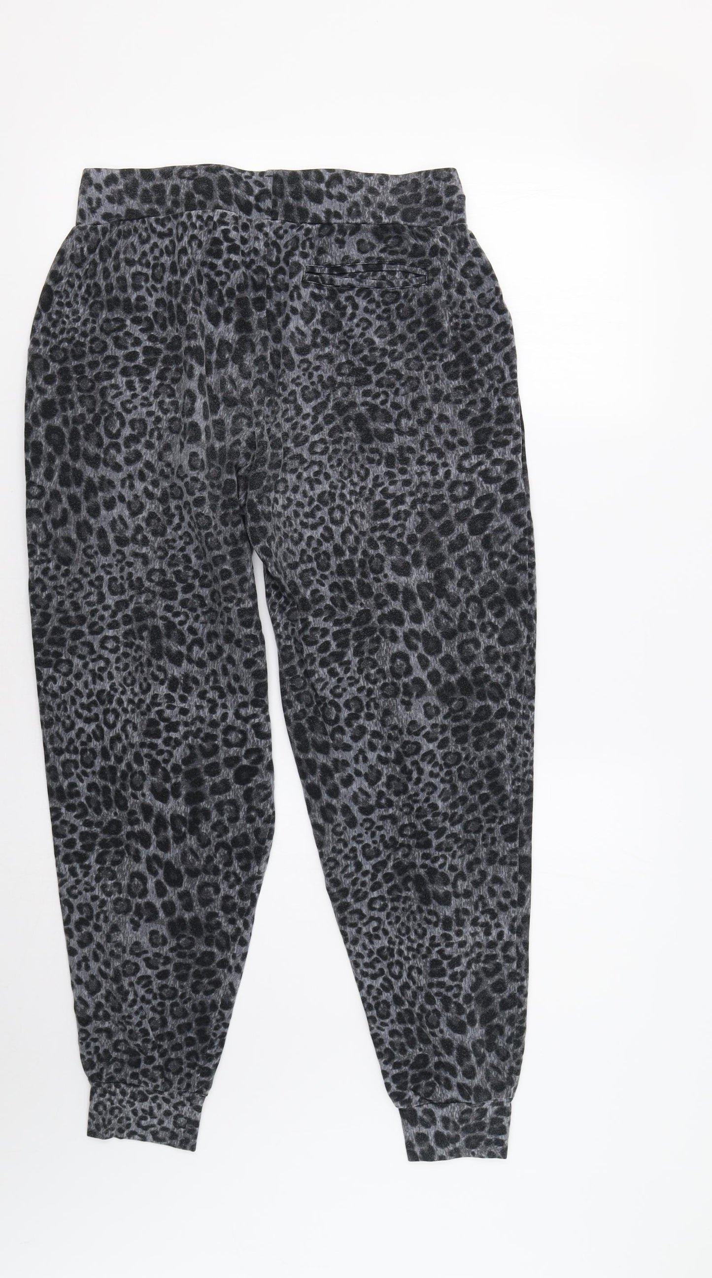 M&S Womens Grey Animal Print   Lounge Pants Size 10