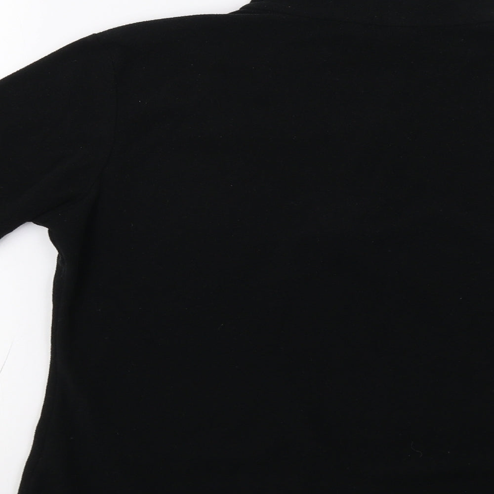 Gelert Womens Black   Henley Sweatshirt Size 12