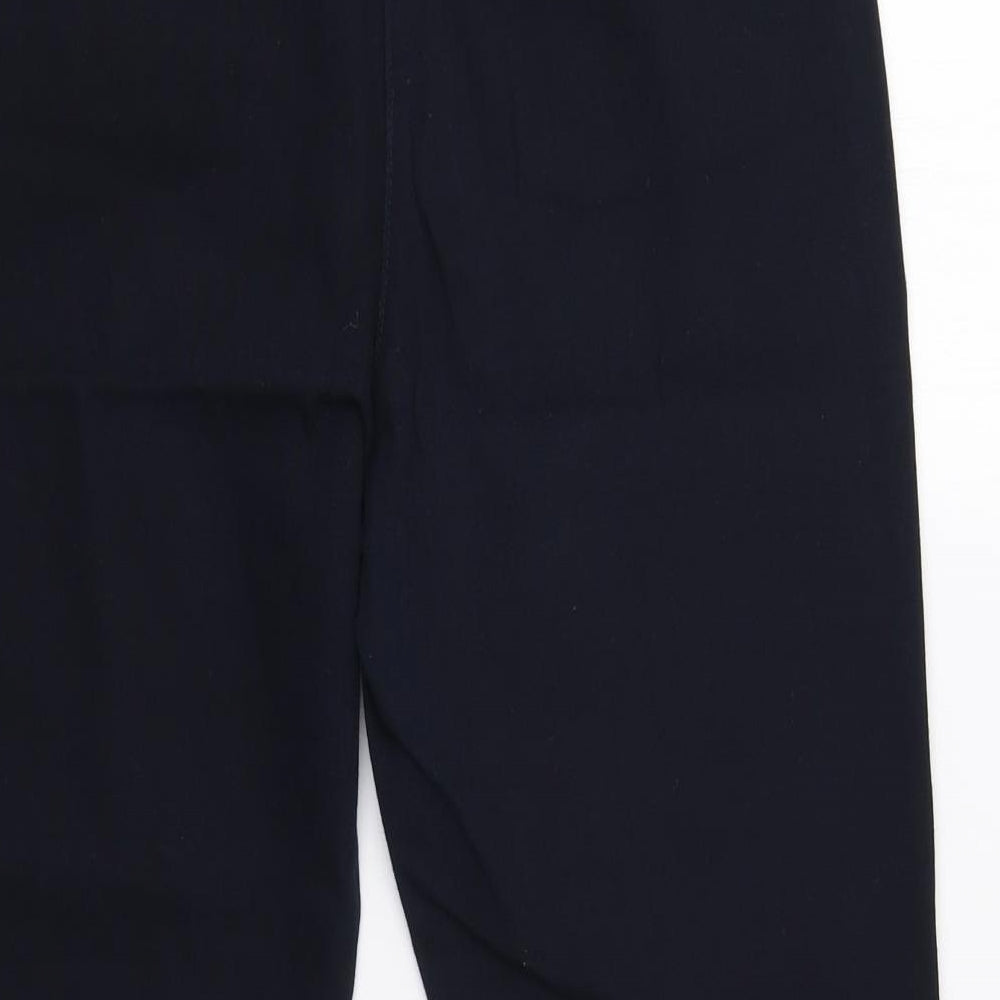 Wallis Womens Blue   Cropped Trousers Size 12 L23 in