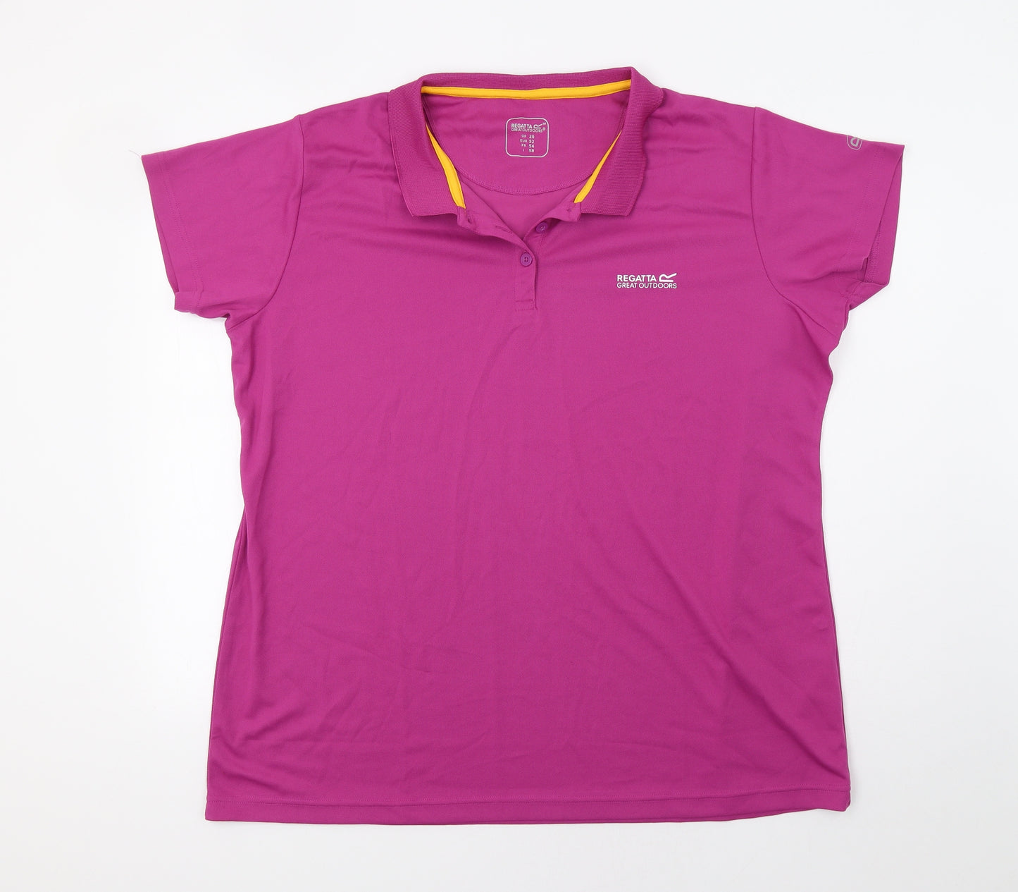 Regatta Womens Purple   Basic Polo Size 26