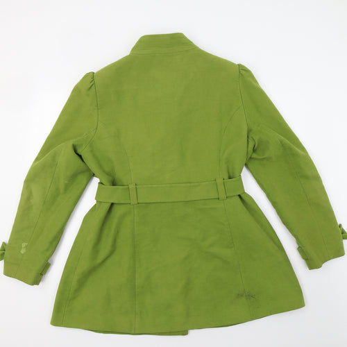 Red Herring Womens Green   Pea Coat Coat Size 18