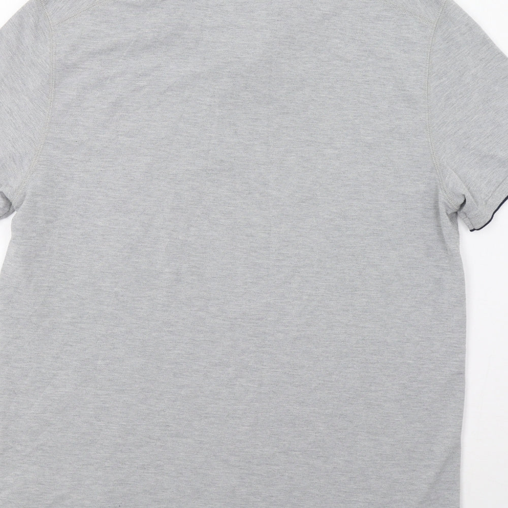 Lacoste Mens Grey    Polo Size M