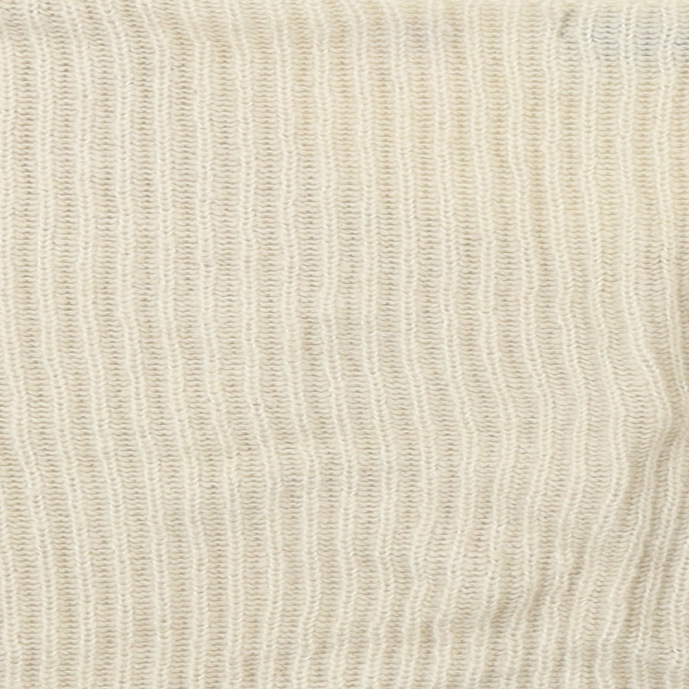 Firetrap Womens Beige  Knit Pullover Jumper Size 12