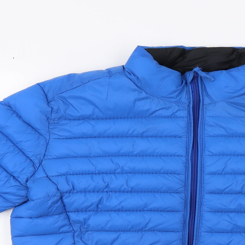Blend Mens Blue   Puffer Jacket Jacket Size L