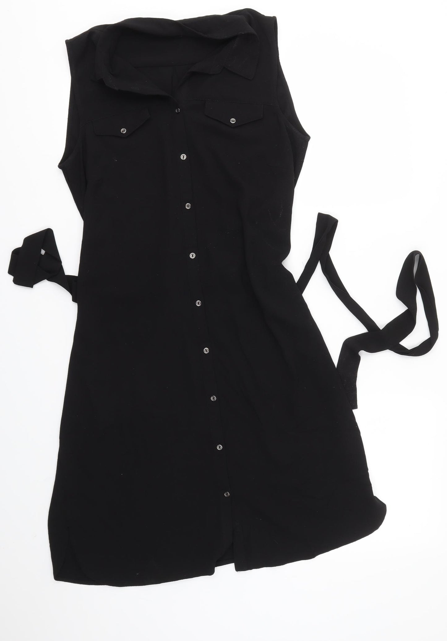 CAPSULE Womens Black   Shirt Dress  Size 12