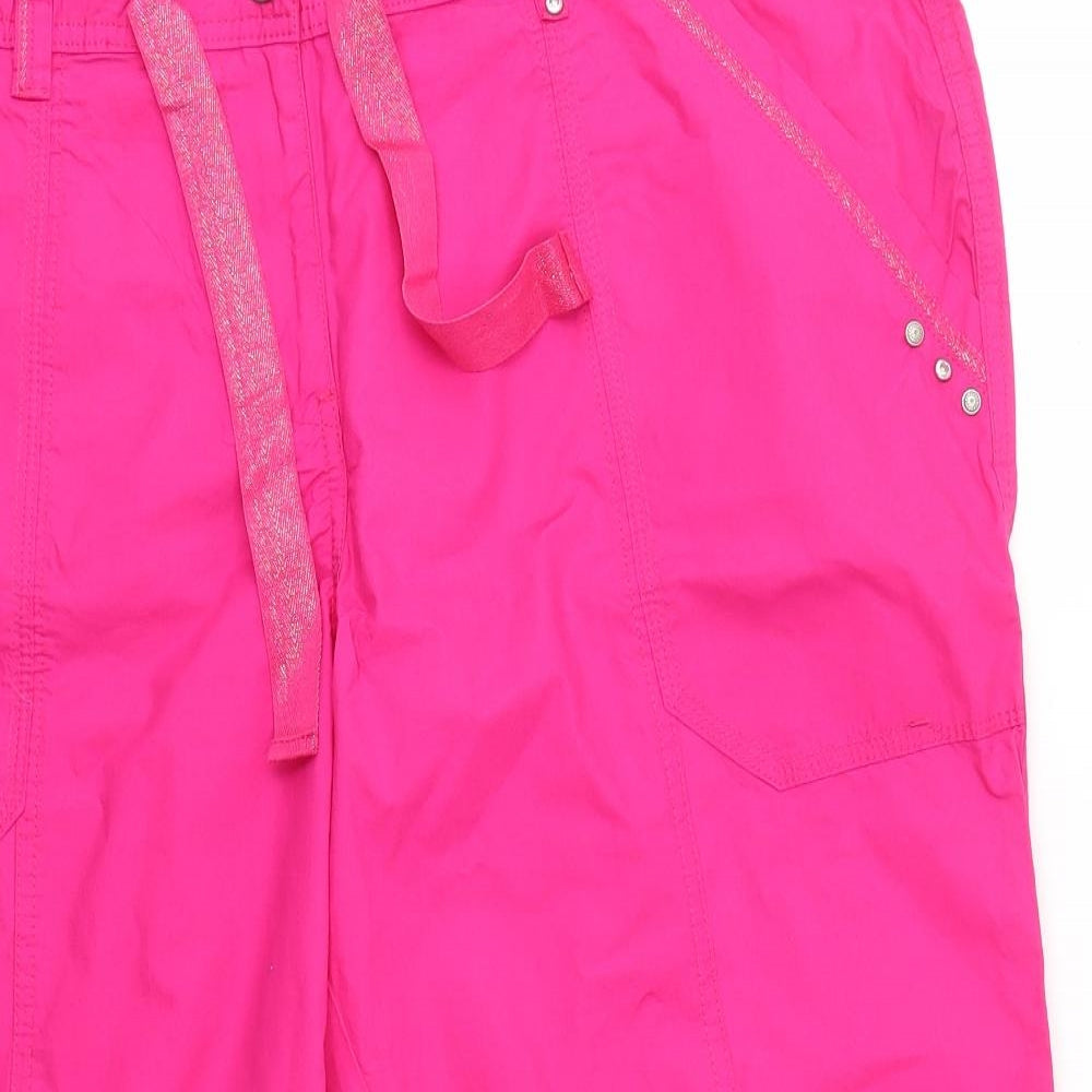 George Womens Pink   Cropped Trousers Size 20 L21 in