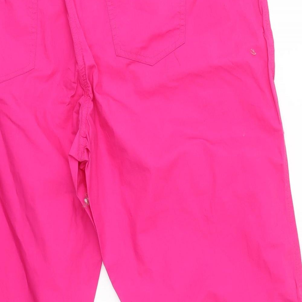 George Womens Pink   Cropped Trousers Size 20 L21 in