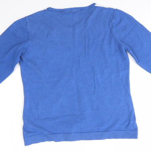 CHIANTI Womens Blue   Pullover Jumper Size L