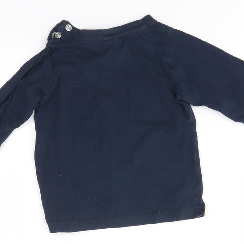 H&M Baby Blue   Basic T-Shirt Size 9-12 Months