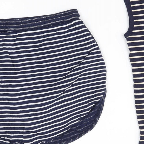 Gap Womens Blue Striped  Mini Skirt Size XS