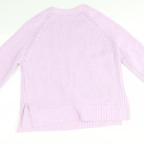 George Womens Purple   Pullover Jumper Size M