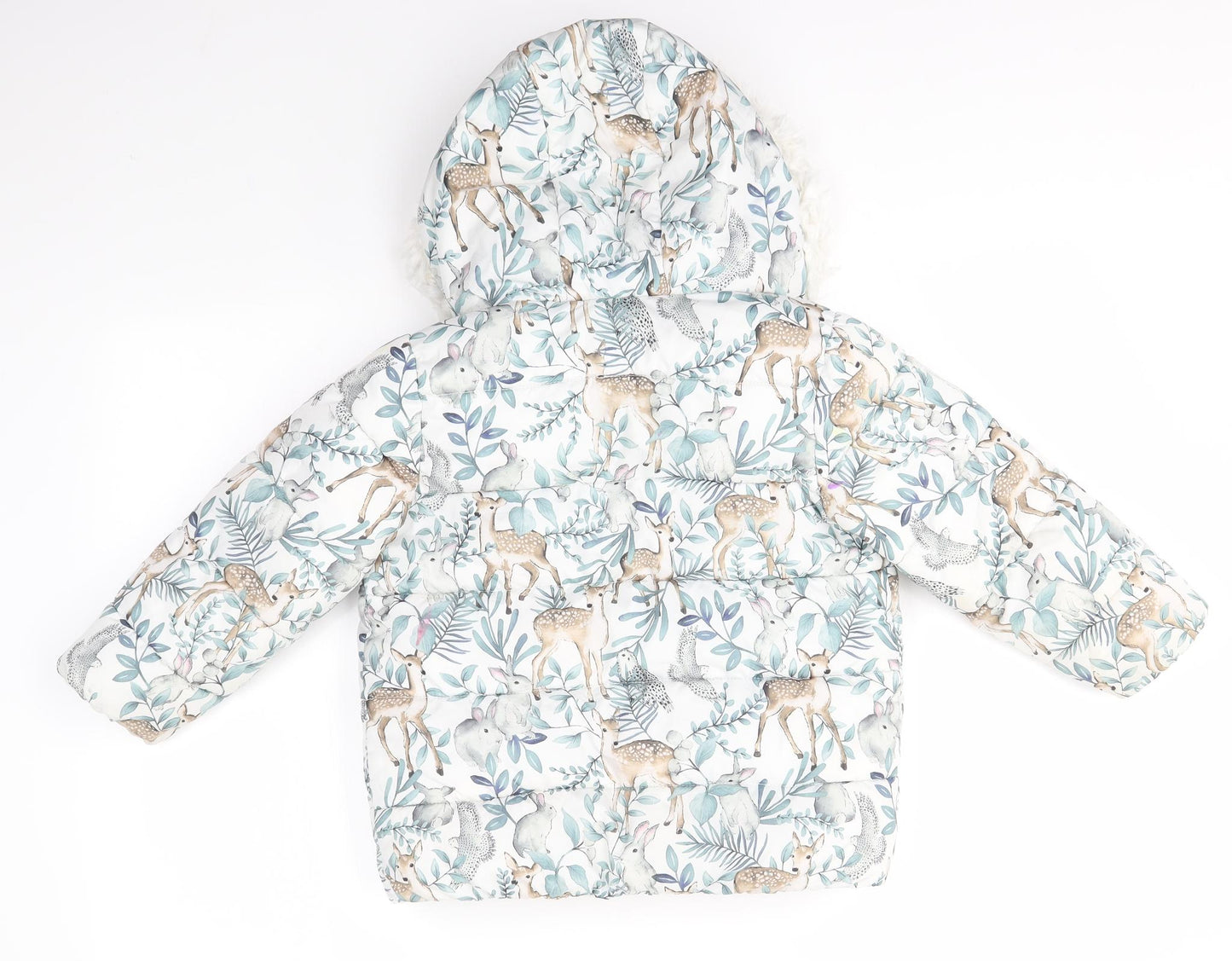 NEXT Girls Multicoloured   Overcoat Coatigan Size 4-5 Years