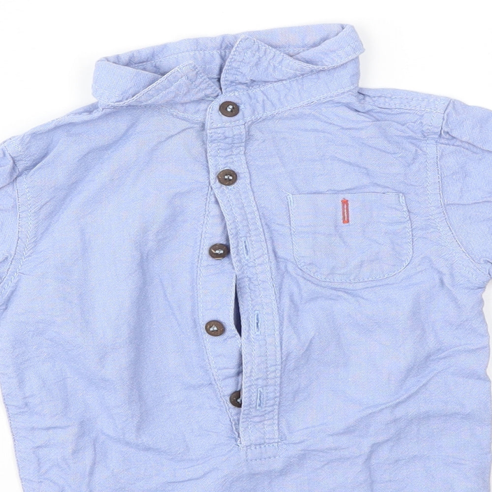 Nutmeg Baby Blue   Babygrow One-Piece Size 9-12 Months